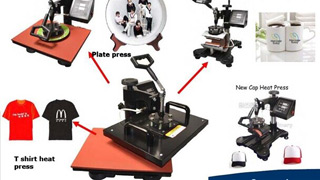 8 in 1 digital combo heat press machine manufacturing heat printing machine